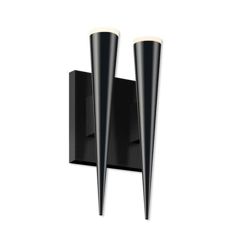 Sonneman 2382 Micro Cone 2-lt 10″ Tall LED Double Sconce