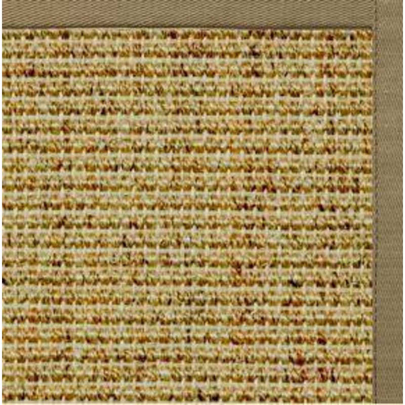 Spice Sisal Rug with Oat Straw Cotton Border