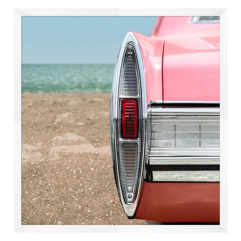 Cadillac 2 Wall Art | Pink