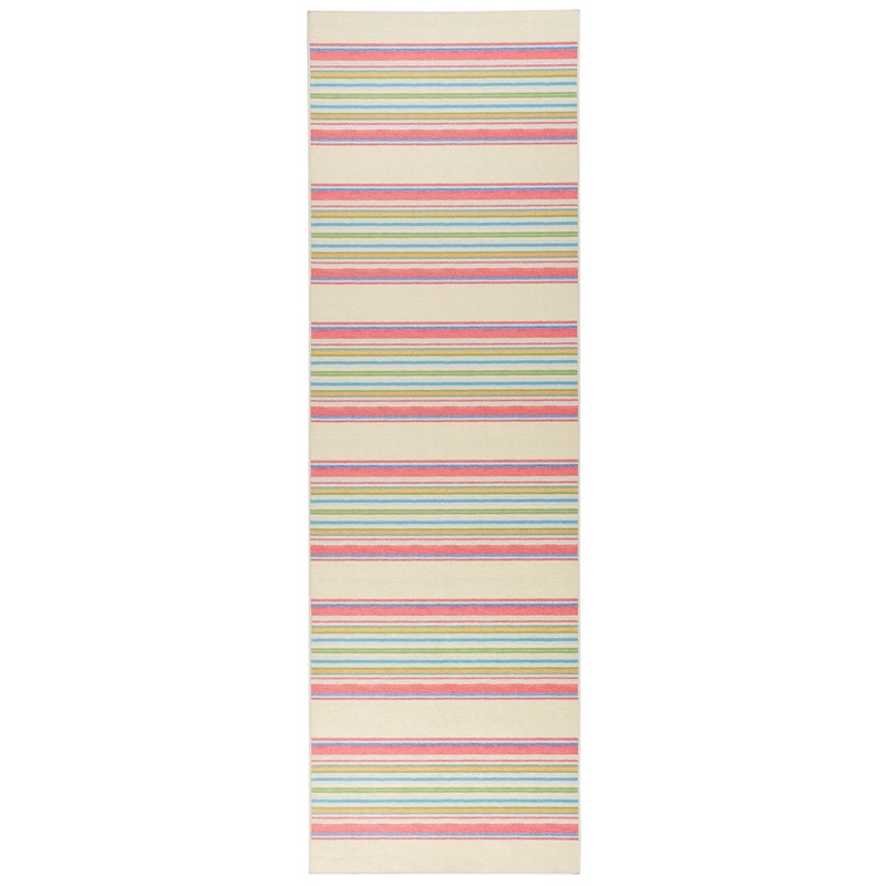 Cady Stripe Machine Washable Rug | Multi