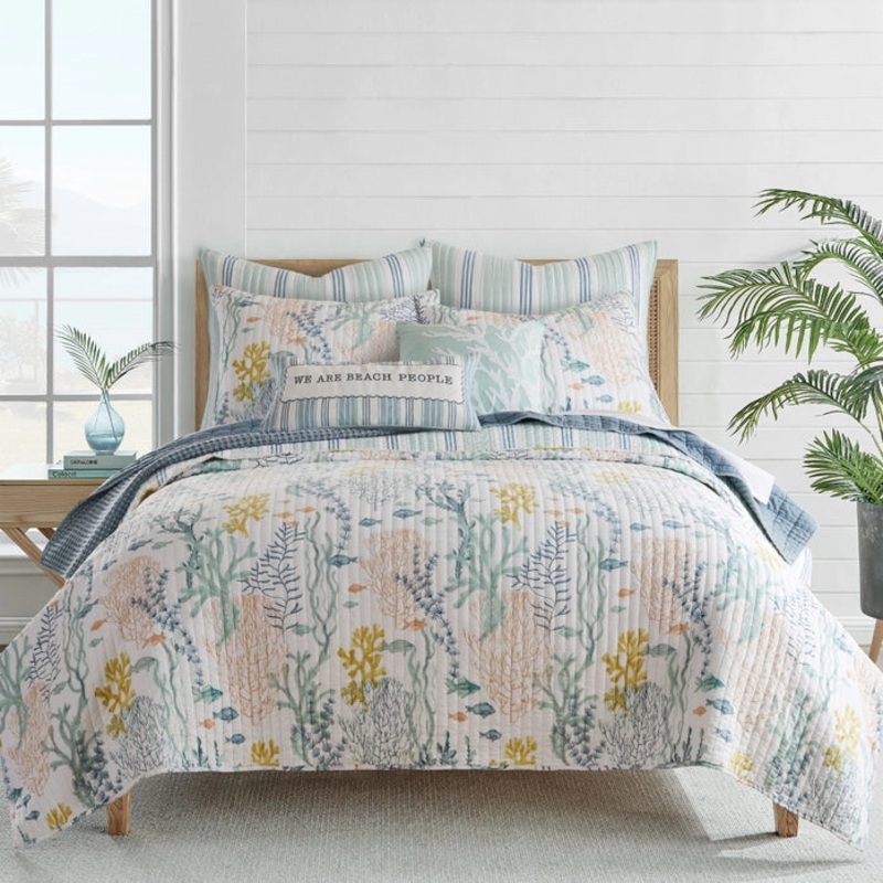 Coastal Bedding Ensembles Complete Twin – 6PC Ocean Meadow