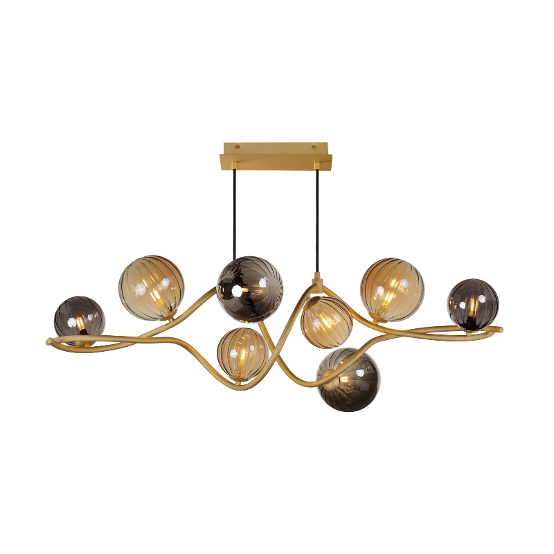ET2 E24187 Planetary 8-lt 44″ LED Linear Pendant