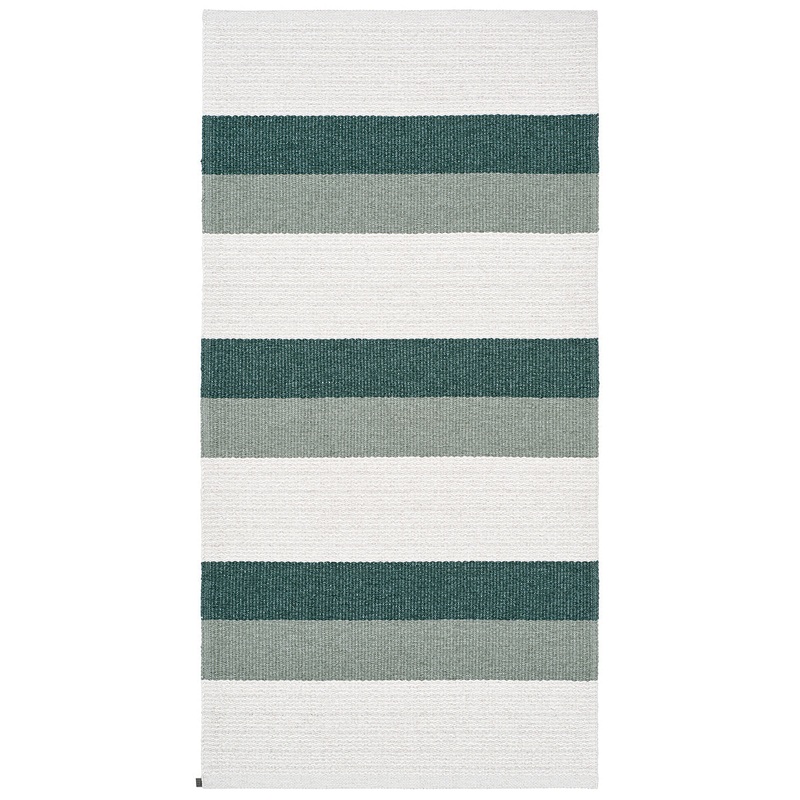 Milo Indoor / Outdoor Swedish Woven Plastic Runner Rug, Six Sizes in Seven Color Variants