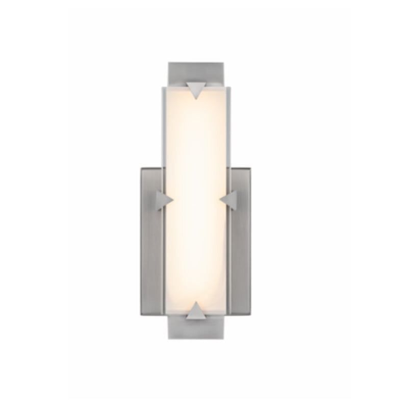 Modern Forms WS-7511 Carlisle 11″ Tall LED Wall Sconce, 3000K, Brushed Nicke – Open Box