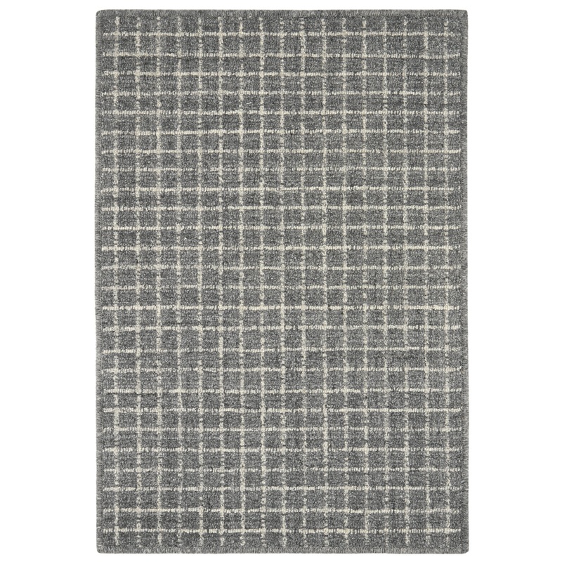 Conall Hand Micro Hooked Wool Custom Rug | Grey
