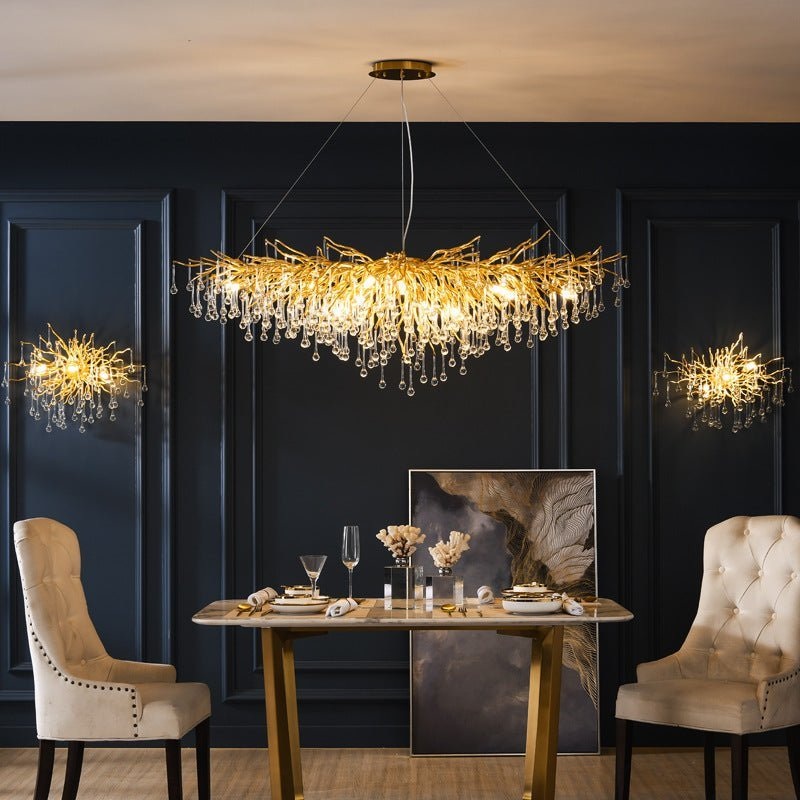 Crystal LED Chandelier Lamp with Modern Design
