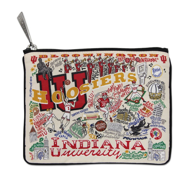 Indiana University Collegiate Zip Pouch