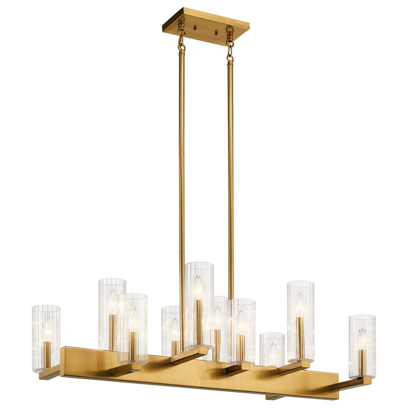 Kichler 44316 Cleara 10-lt 37″ Linear Chandelier