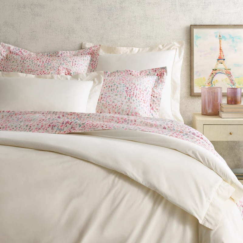 Classic Hemstitch Duvet Cover | Ivory