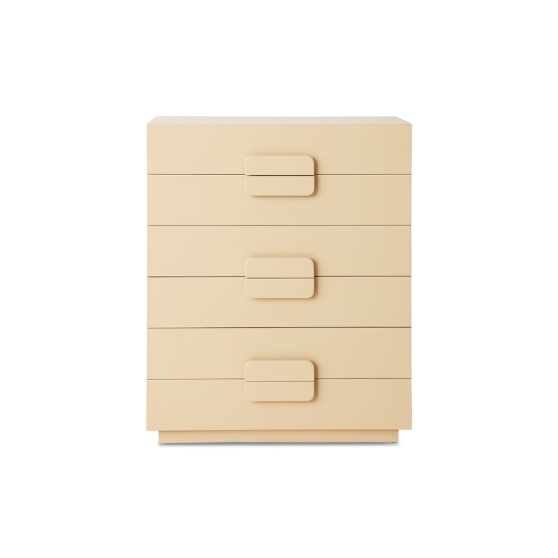 Spacious Drawer Cabinet Cream