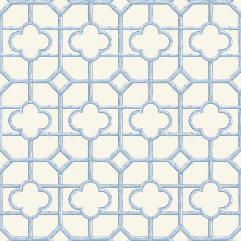 Blue Shaded Bamboo Wallpaper