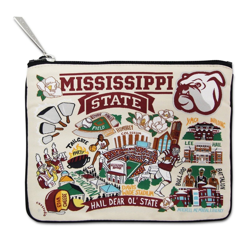 Mississippi State University Collegiate Zip Pouch