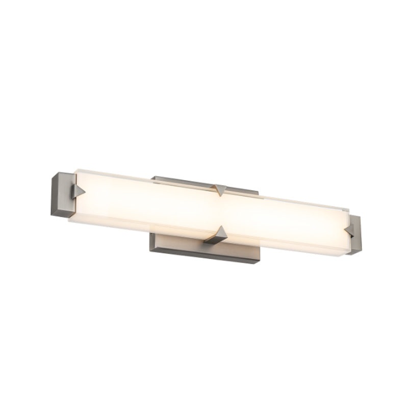 Modern Forms WS-7520 Carlisle 20″ LED Wall Sconce, 3000K, Brushed Nickel – Open Box