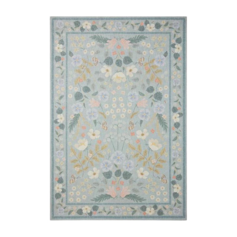 Rifle Paper Co. X Loloi/ Cotswolds Willow Sky Rug