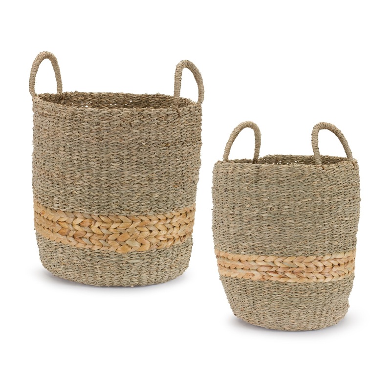 Seagrass Basket With Handles – 2 Sizes