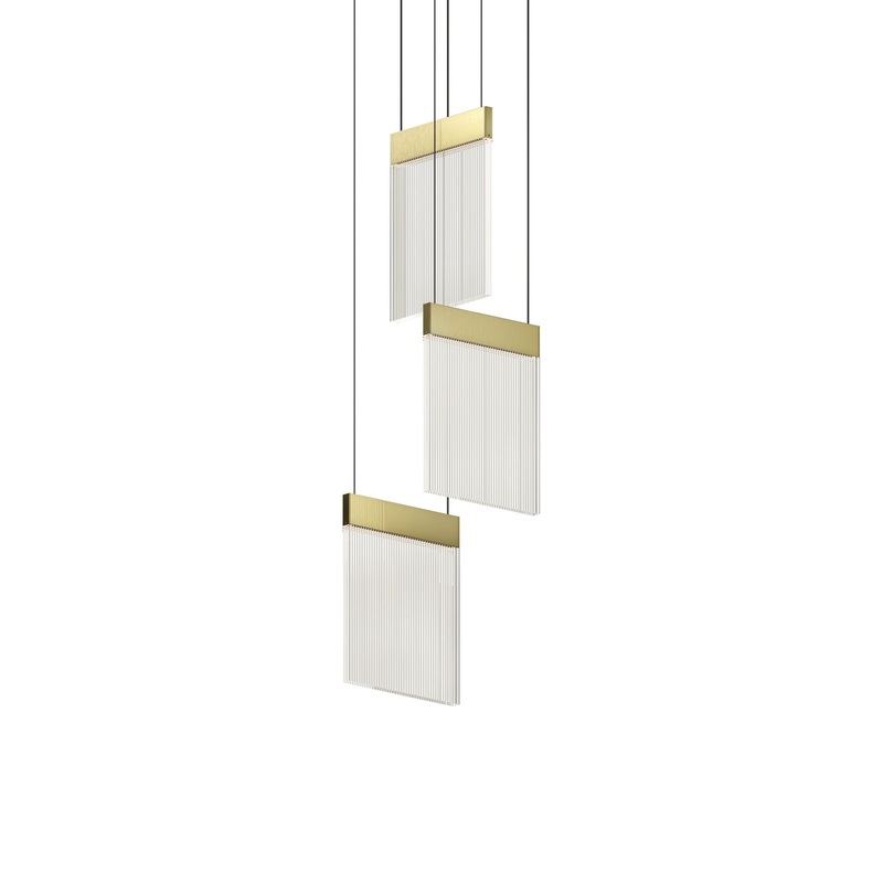 V Panels Multi Light LED Pendant Light