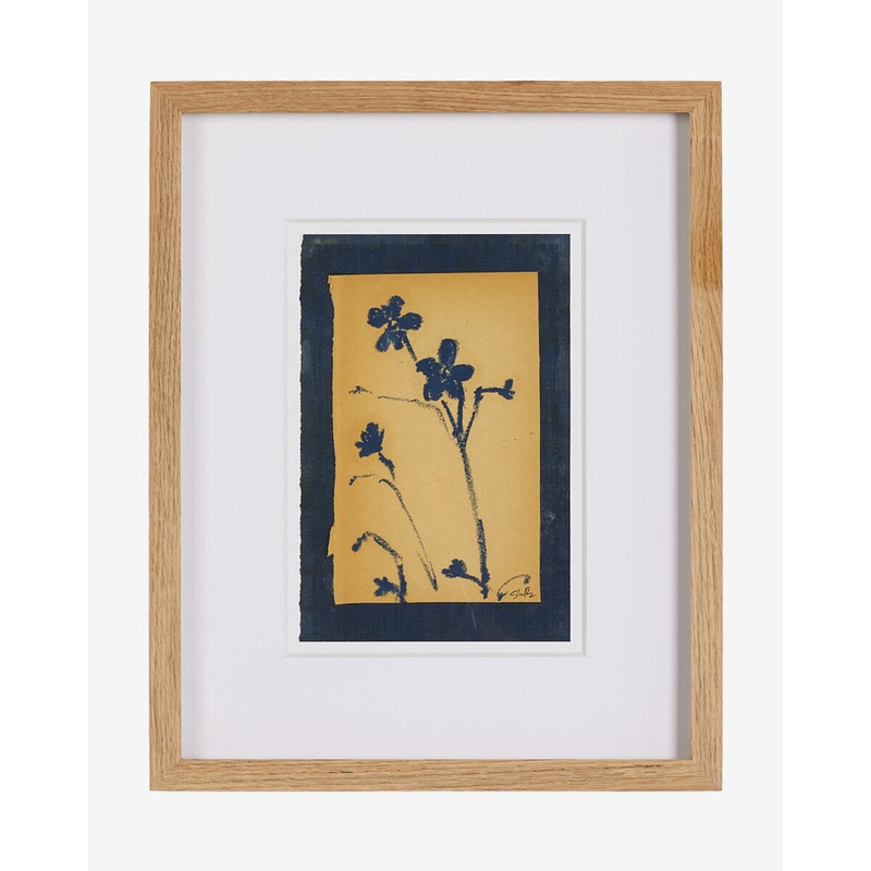 Vintage Blue Daisy by Shaina Page