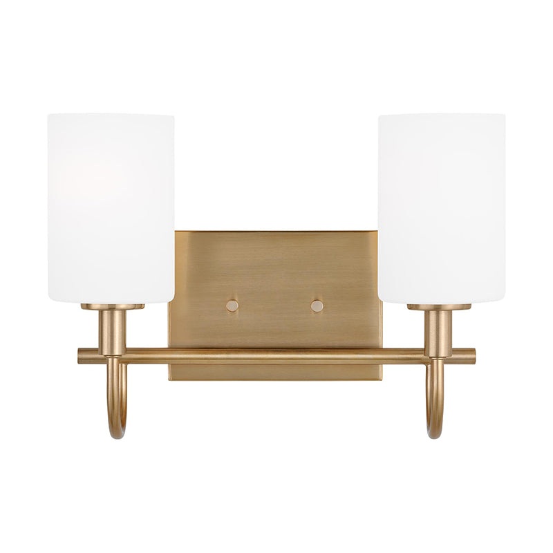 Visual Comfort 4457102EN3 Oak Moore 2-lt 14″ LED Bath Light