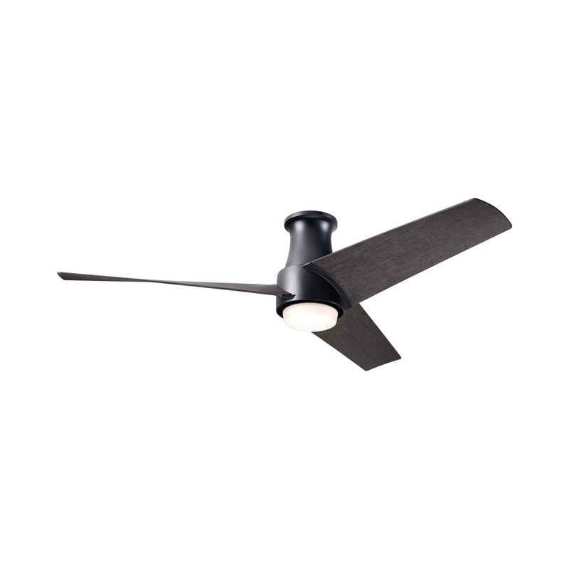 Ambit DC LED Flush Mount Ceiling Fan