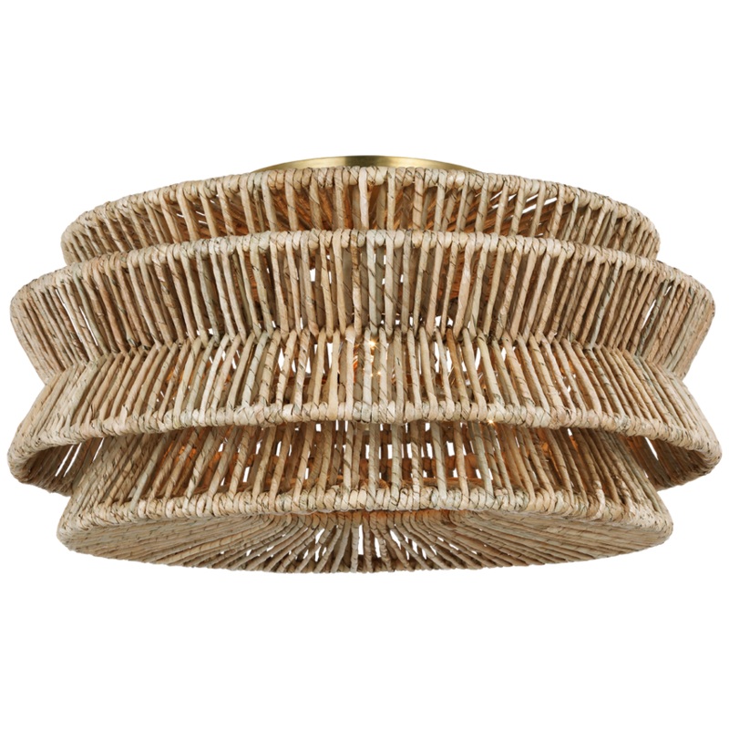 Antigua XL Drum Semi-Flush Mount