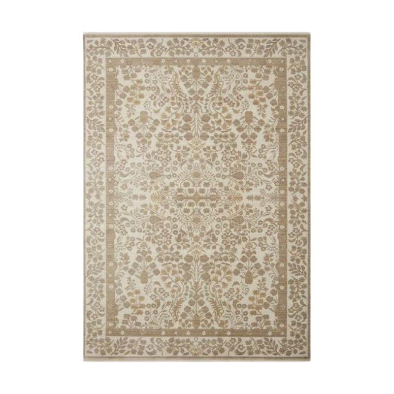 FLOOR MODEL – Rifle Paper Co. x Loloi Holland Lotte Khaki – 3’7″ x 5’1″