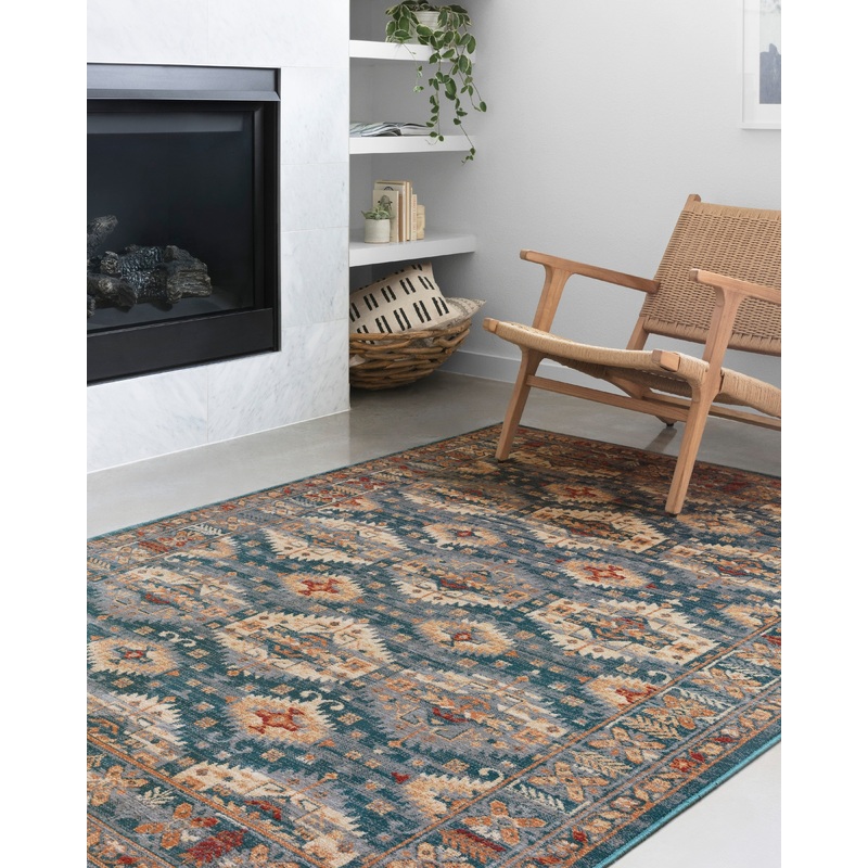 Loloi II Isadora Rug | Lagoon / Multi