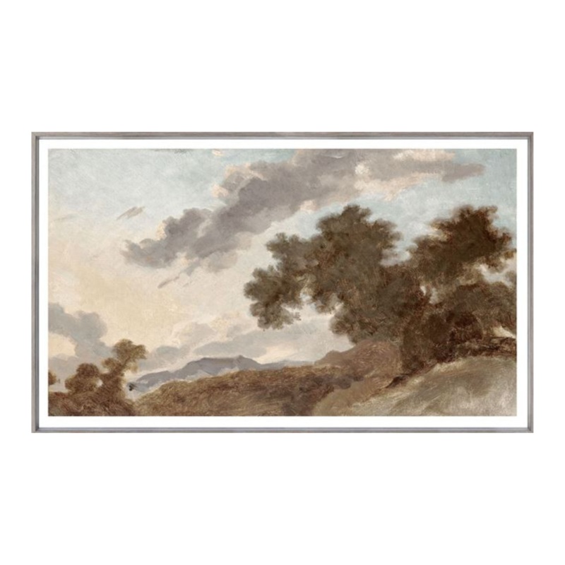 “Hillside Trees” Framed Art Print