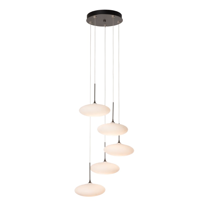 Hubbardton Forge 131146 Clouds 5-lt 20″ LED Pendant