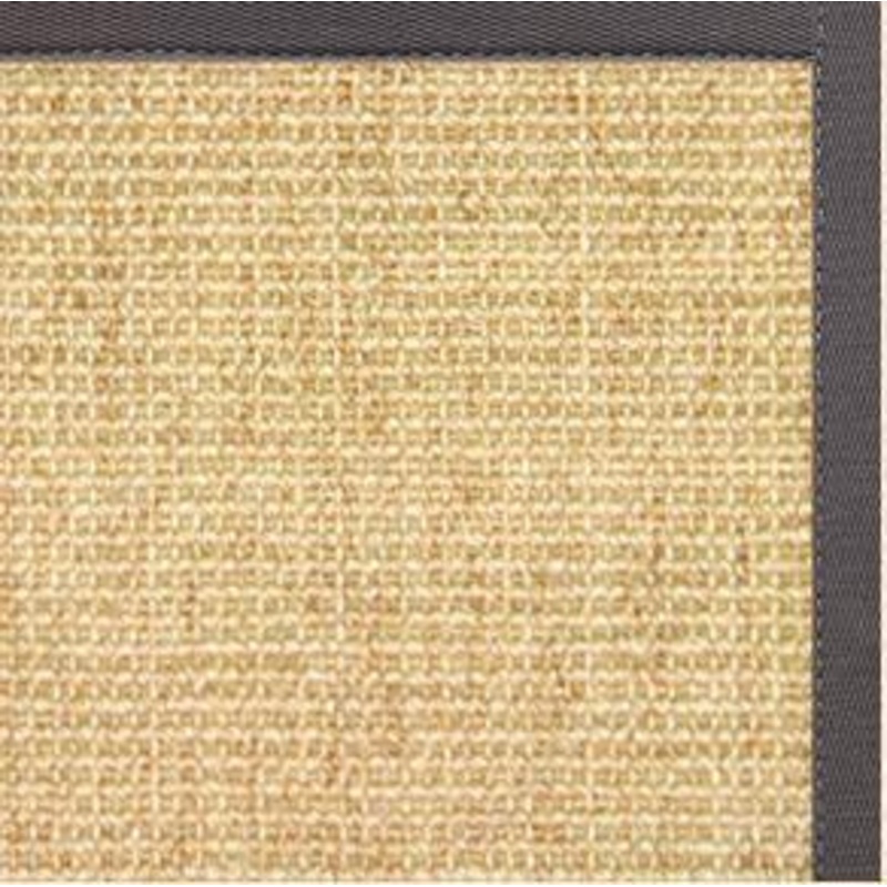 Sand Sisal Rug with Quarry Cotton Border
