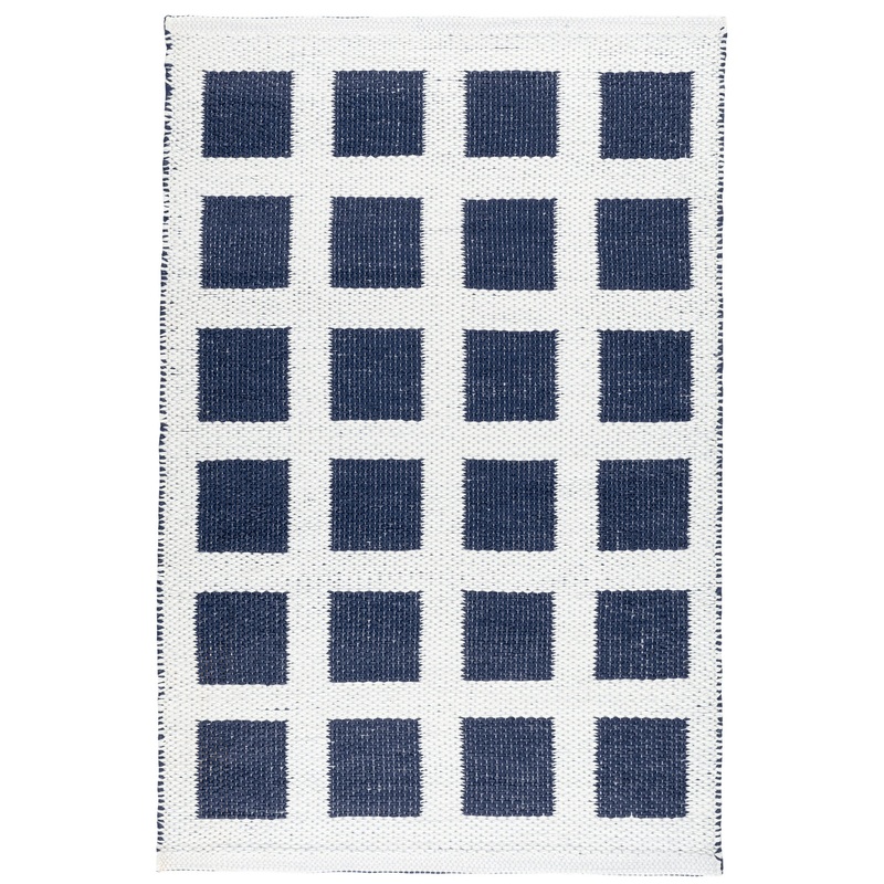 Titto Handwoven Indoor/Outdoor Rug | Navy