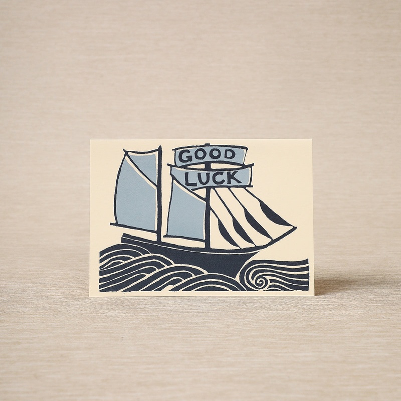Good Luck Ship Card