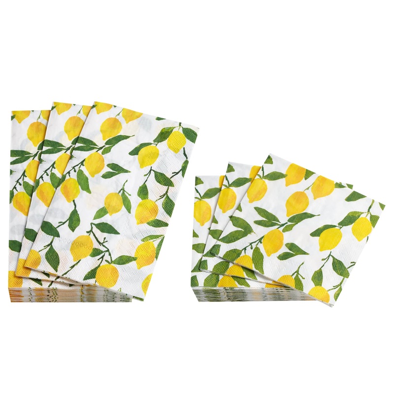 Lovely Lemons Napkin | Yellow