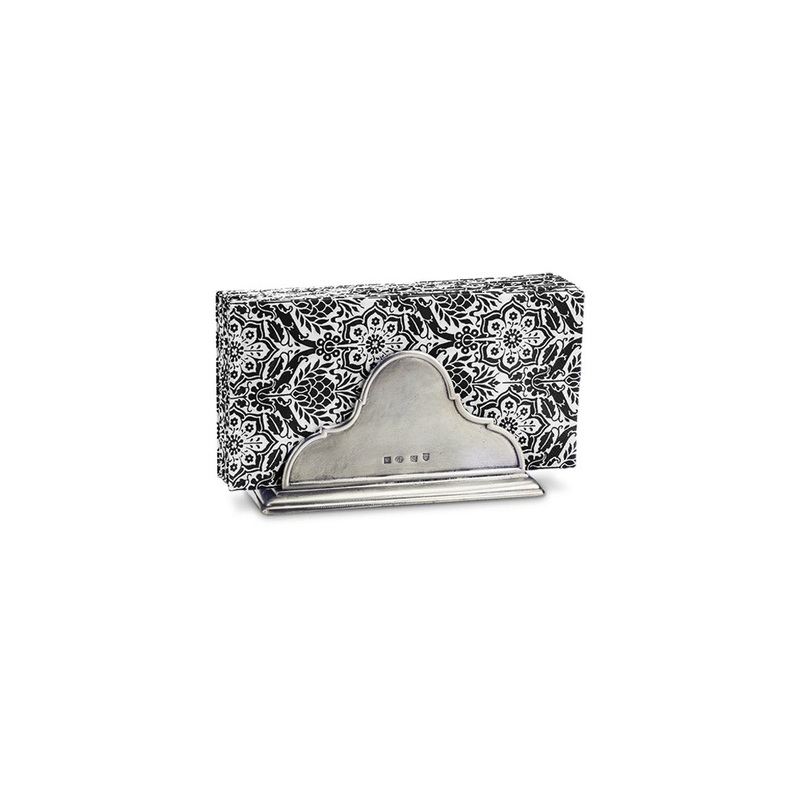Napkin Holder with Dinner Napkin