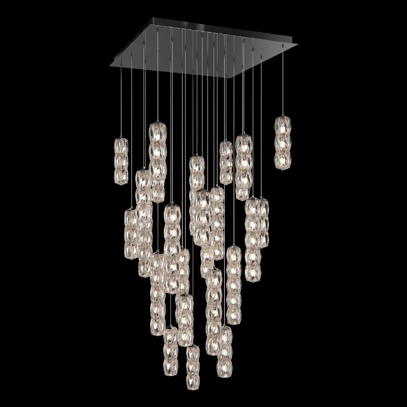 Schonbek S26525S Verve LED 25-lt 28″ LED Pendant, CCT Selectable