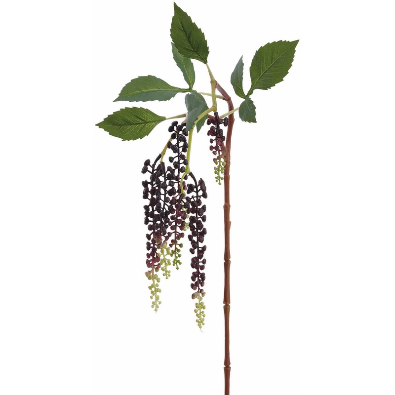 Burgundy Draping Pokeberry Spray