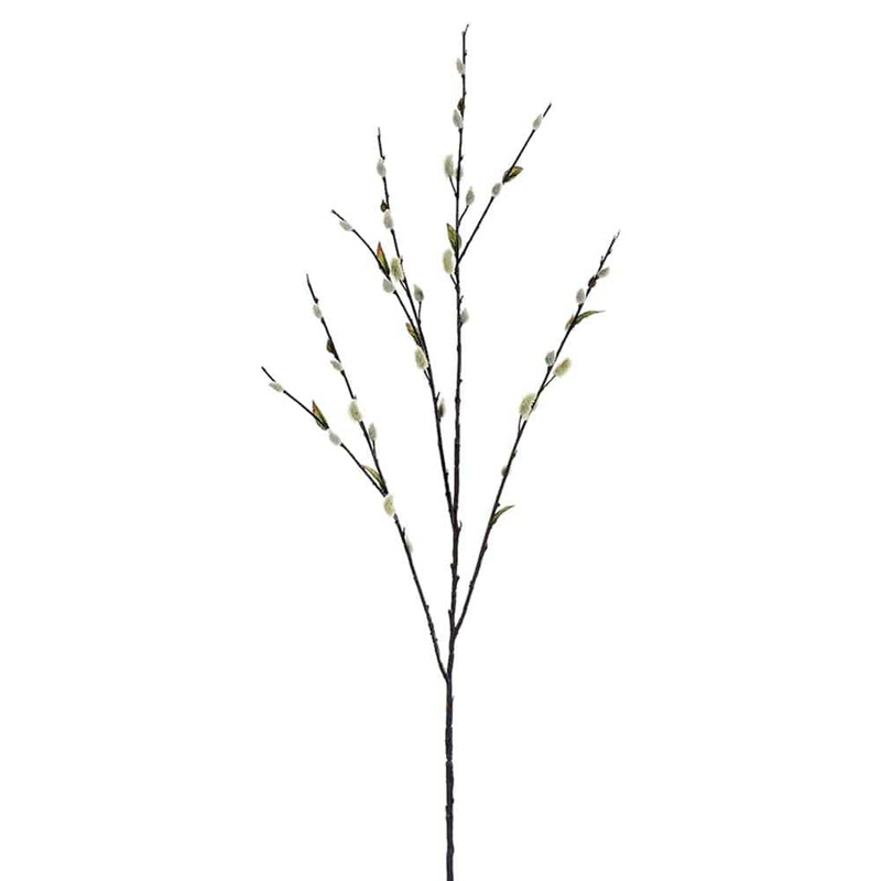 Faux Pussy Willow Spray
