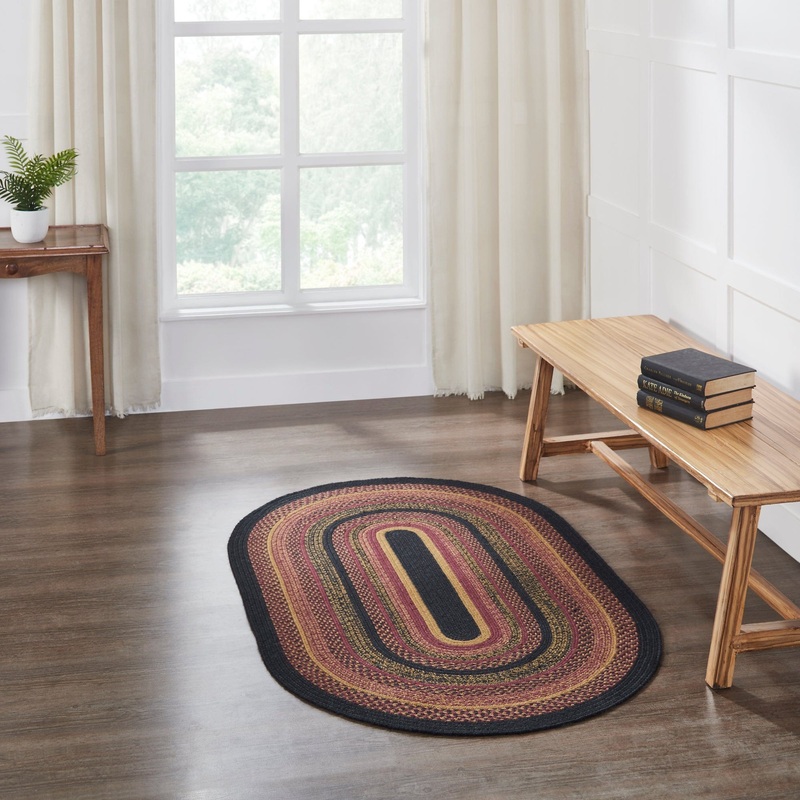 Heritage Farms Jute Rug Oval w/ Pad 36×60