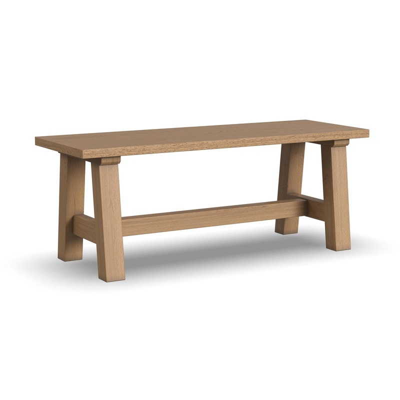 Rustic Farmhouse Dining Bench By Trestle