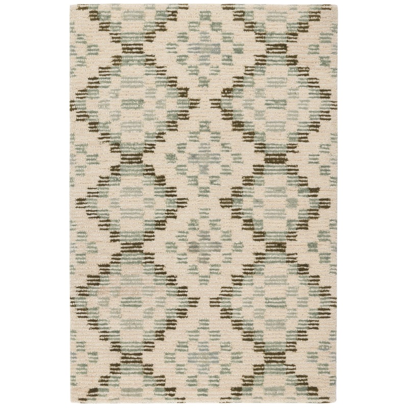 Diamond Cove Hand Tufted Wool Rug | Green
