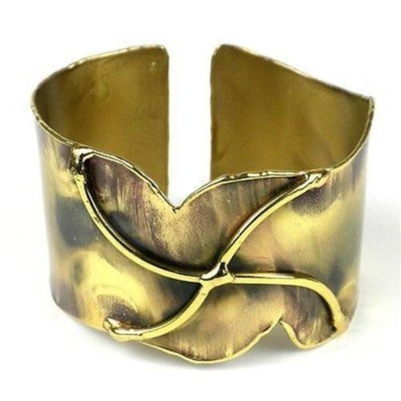Brass Pinwheel Cuff – Brass Images (C)