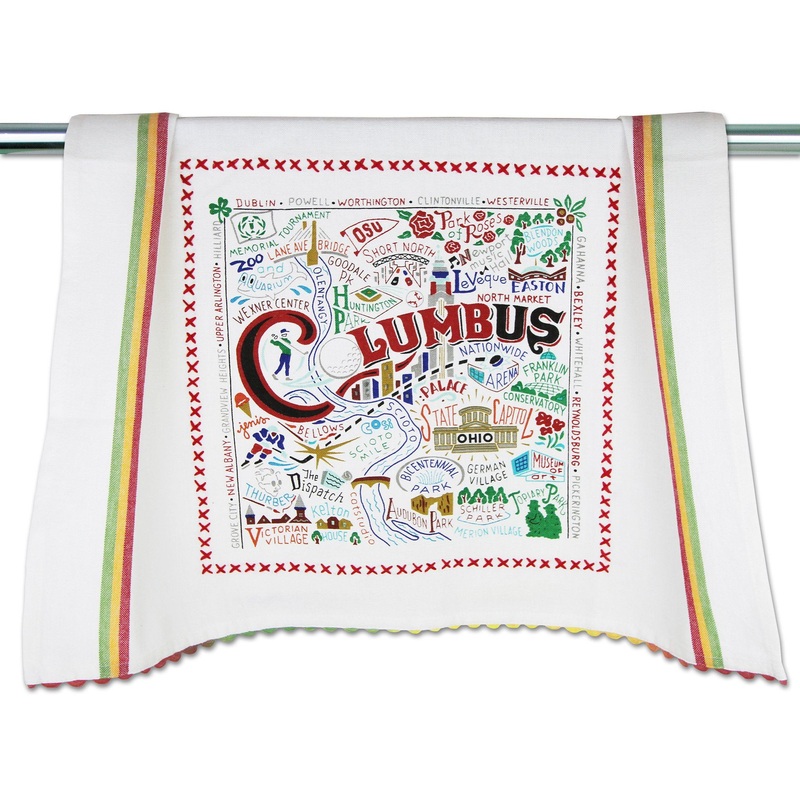Columbus Dish Towel