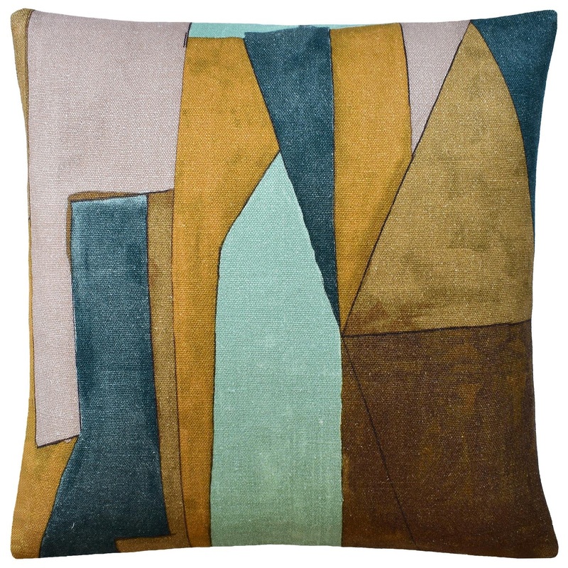 District Pillow in Tobacco