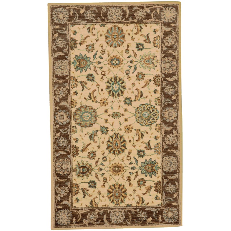 Nourison Living Treasures 2’6″ x 4’3″ Beige Traditional Indoor Rug