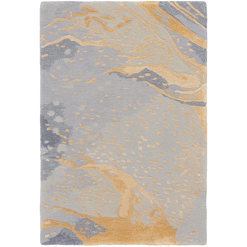 Nourison Prismatic 2′ x 3′ Grey/Gold Modern Indoor Rug
