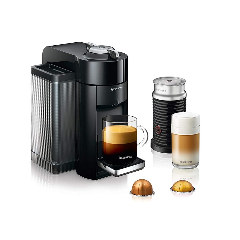 Nespresso Vertuo Coffee and Espresso Machine by De’Longhi with Aeroccino