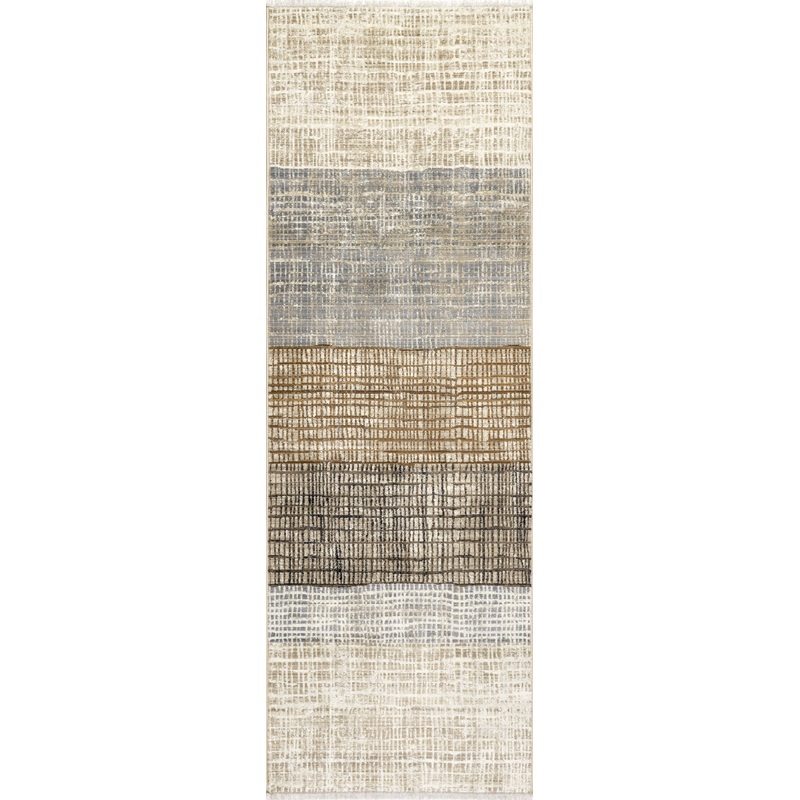 Park Abstract Checked Rug | Multicolor