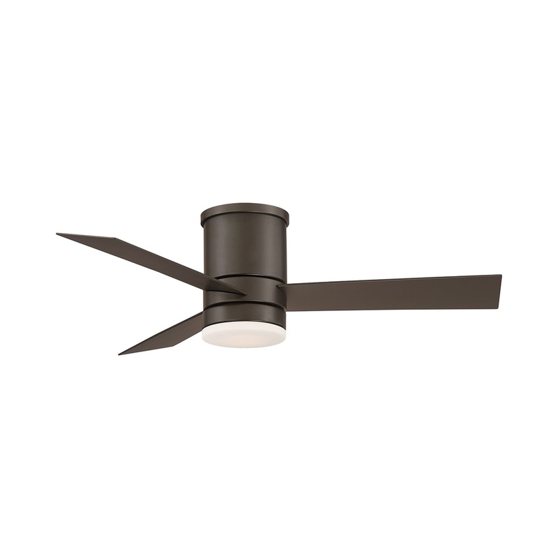 Axis Outdoor LED Flush Mount Ceiling Fan
