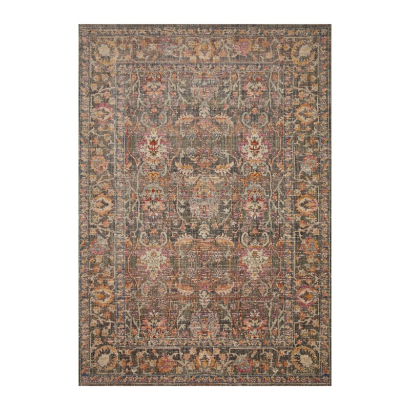 Chris Loves Julia x Loloi Rosemarie Stone / Multi Rug