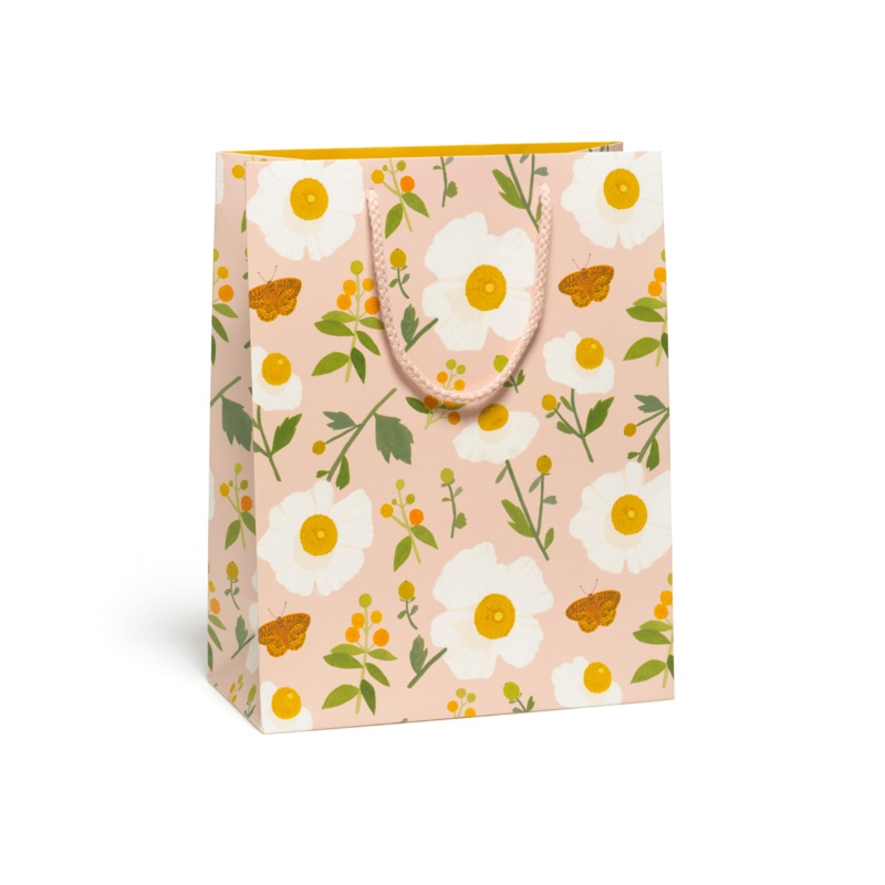 White Poppies Gift Bag