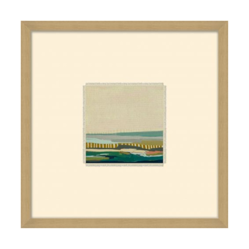“Coastal Marshlands I” Framed Art Print
